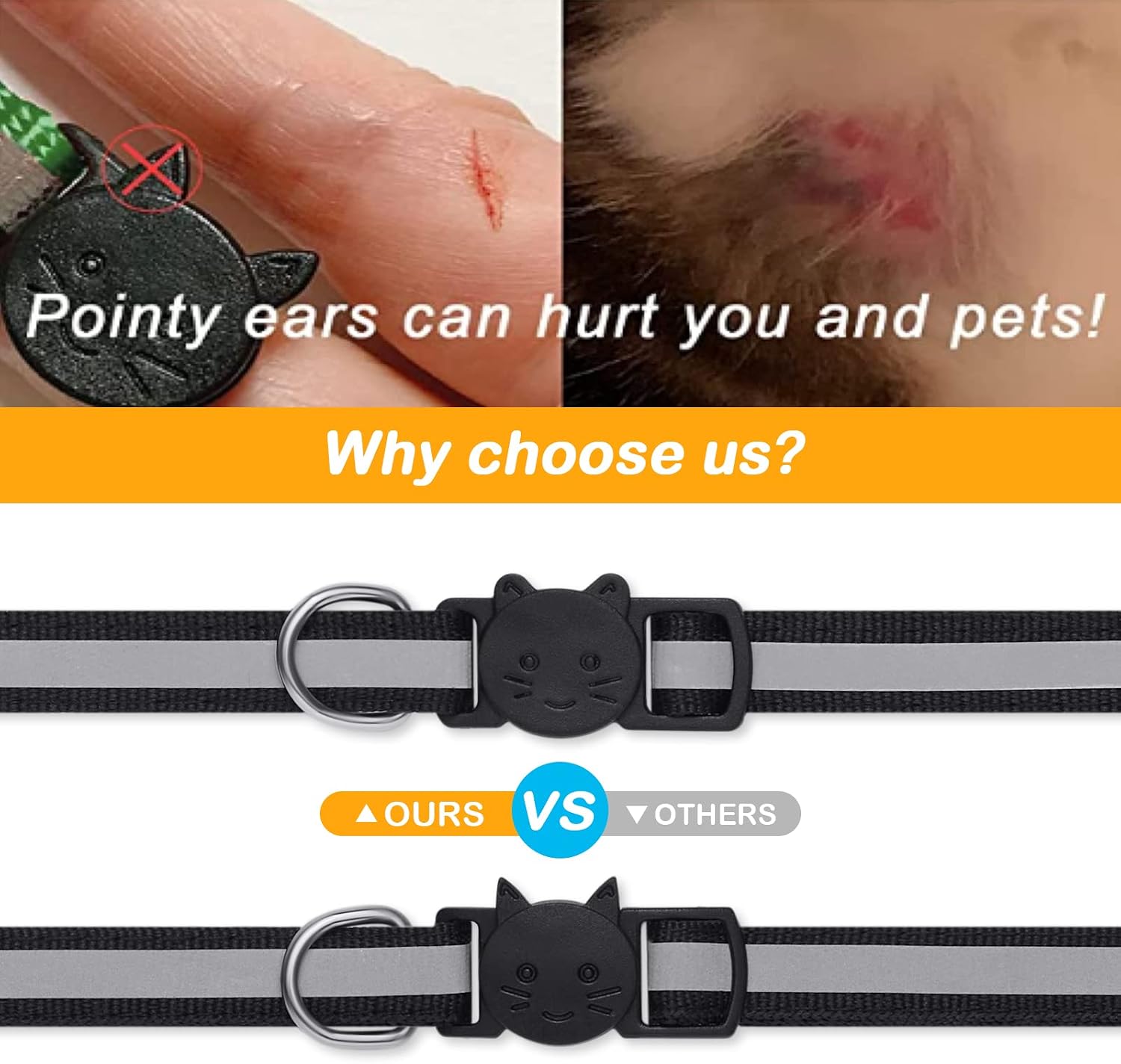 Petopia Reflective Cat Collars - Hình 3