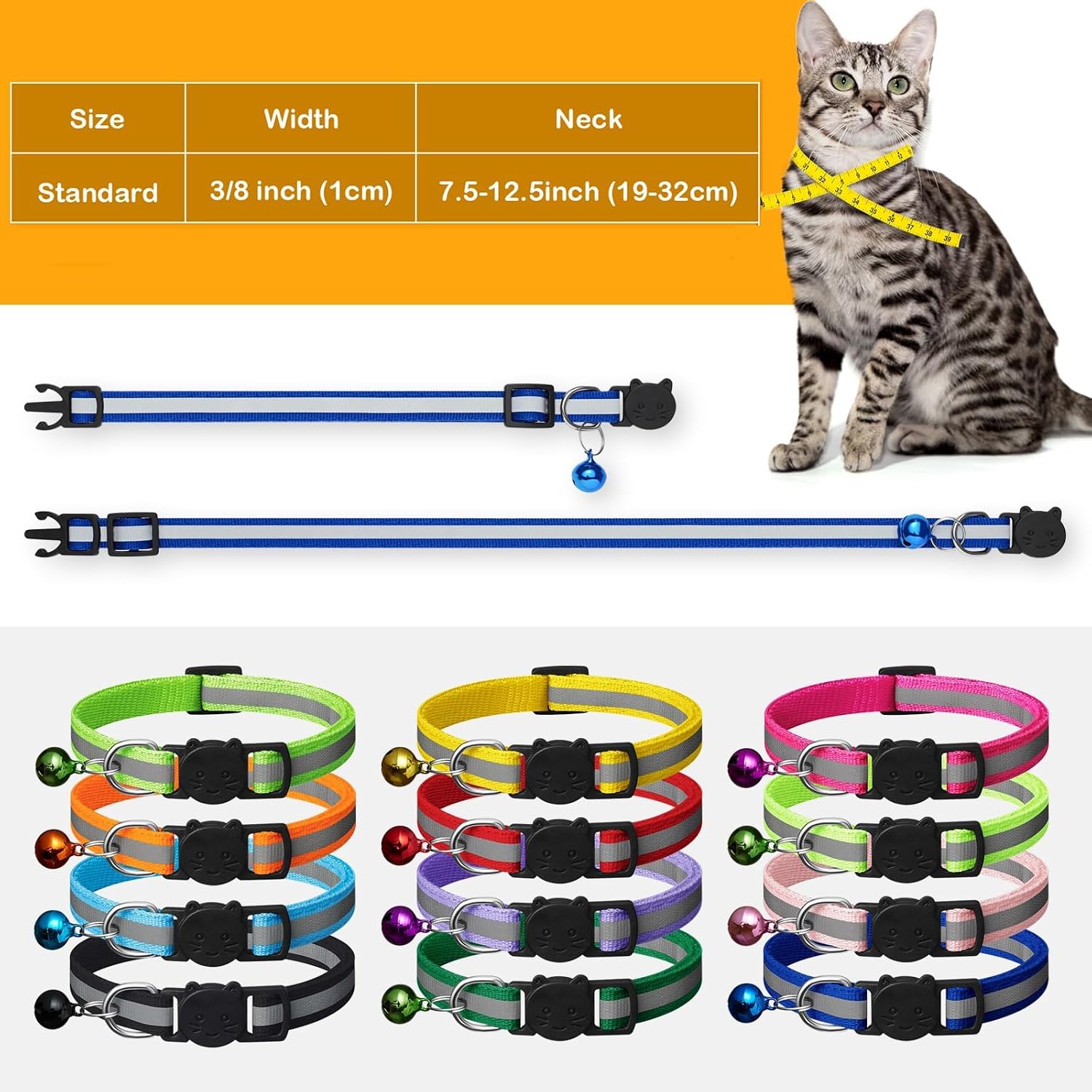 Petopia Reflective Cat Collars - Hình 5
