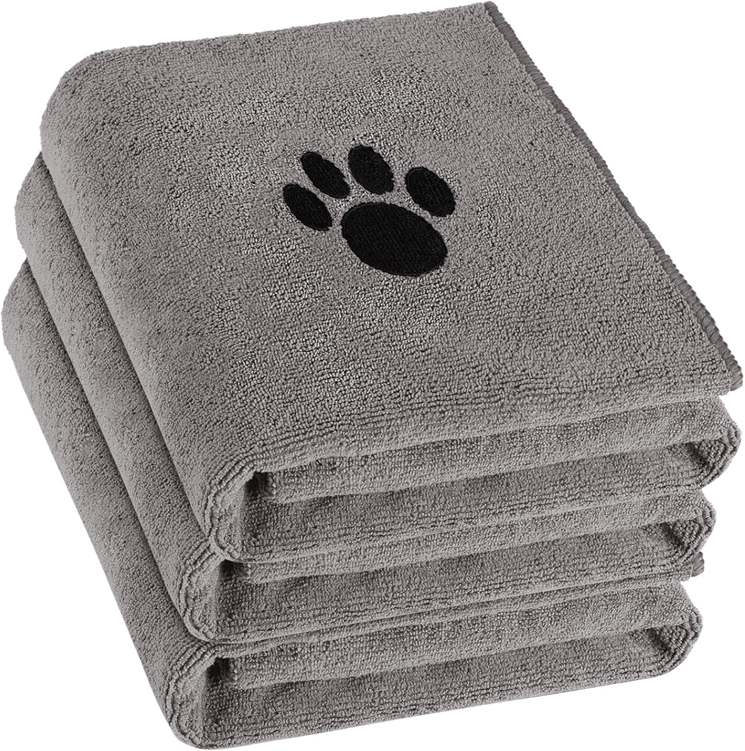 Petopia Grey Microfiber Pet Drying Towel - Hình 9